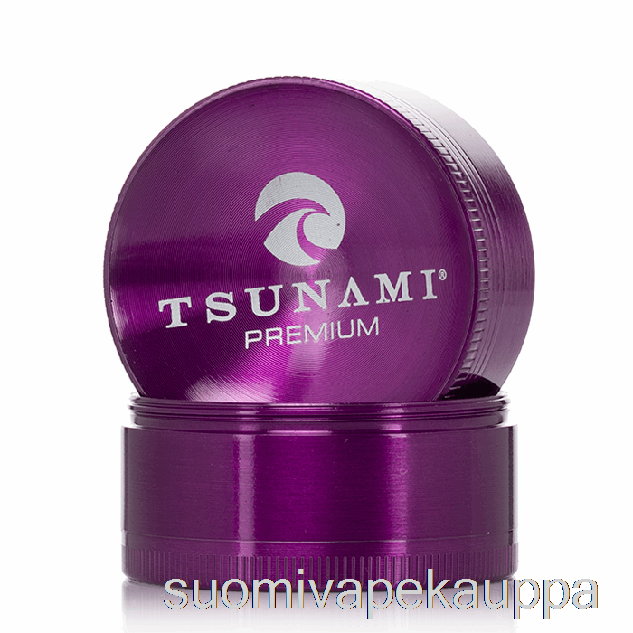 Vape Box Tsunami 1,9 Tuuman 4-osainen Upotettu Hiomakone Violetti (50 Mm)